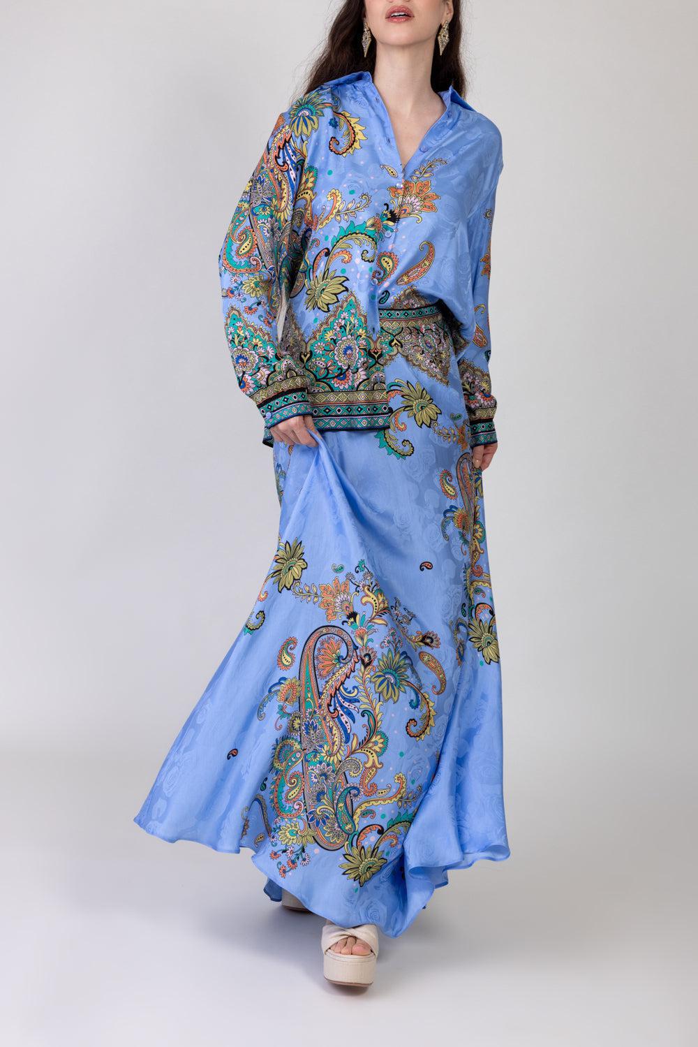 Printed Maxi Skirt - Image 2