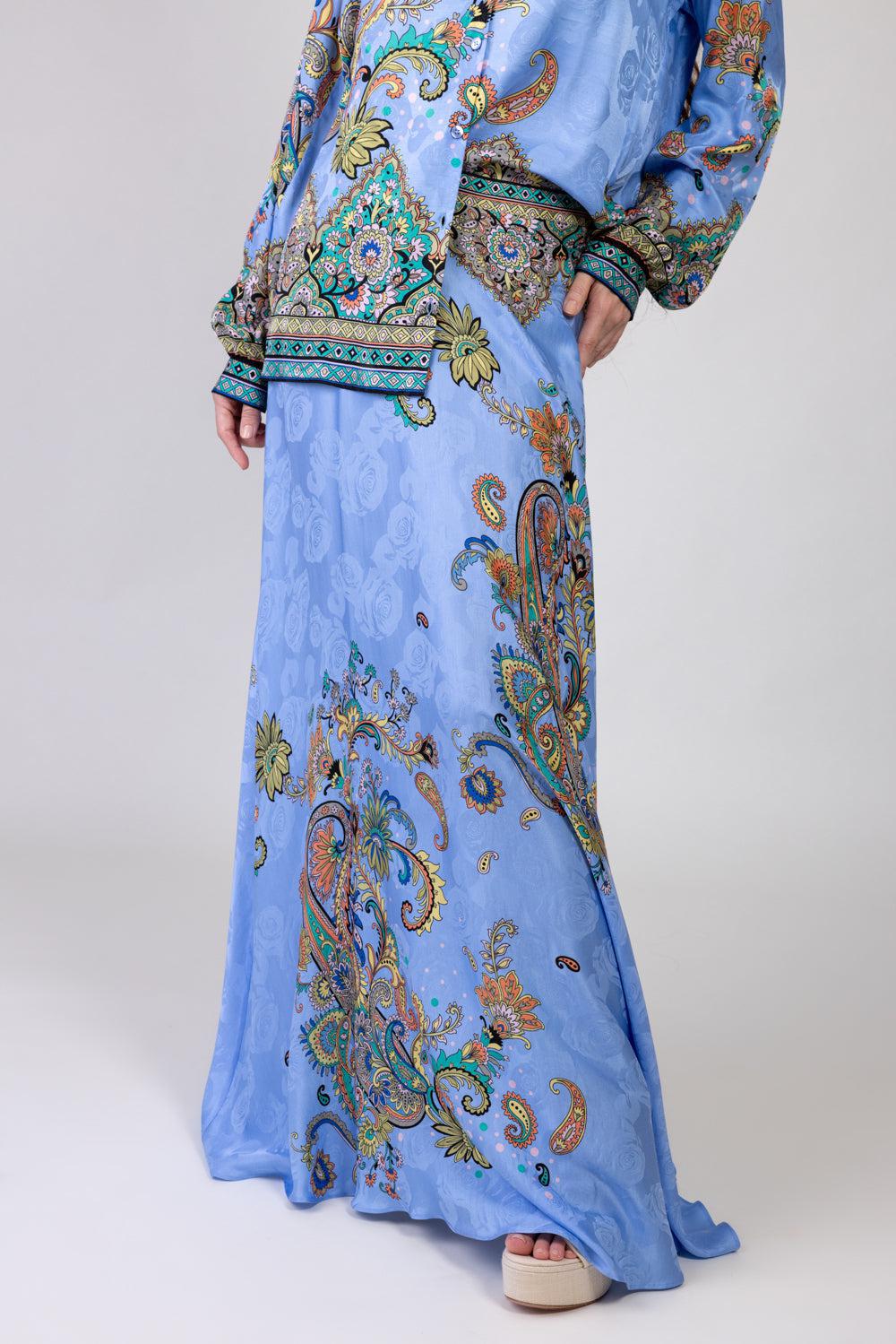 Printed Maxi Skirt - Image 3
