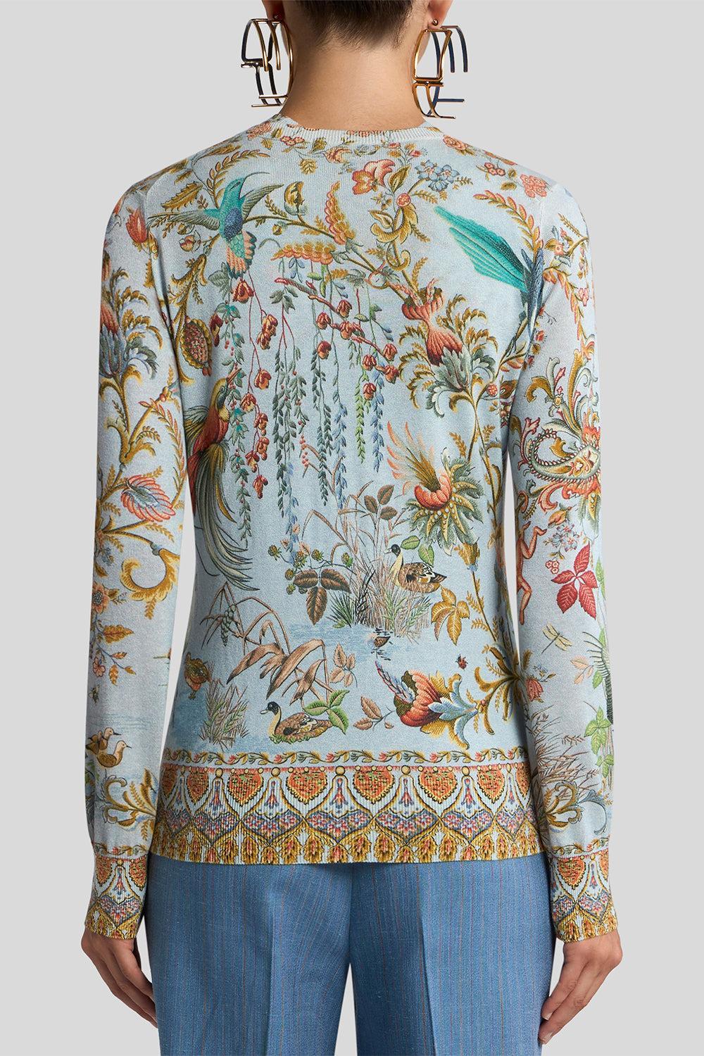 Printed Slim Fit Cardigan - Image 4