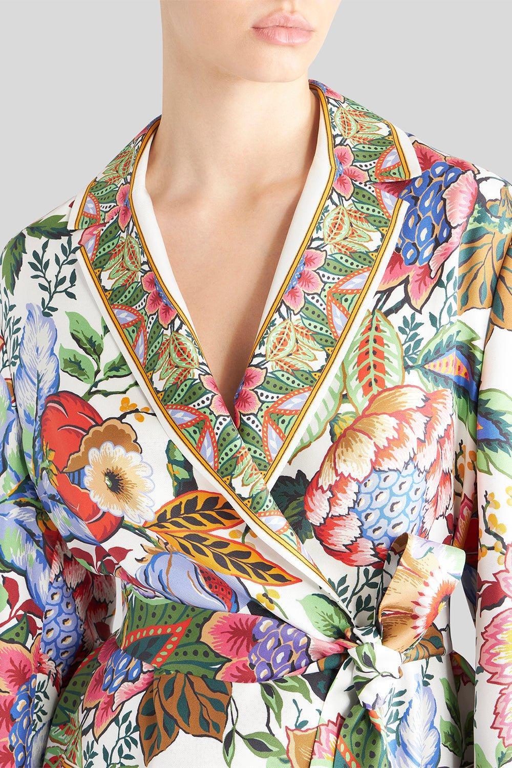 Printed Wrap Around Jacket - Image 3