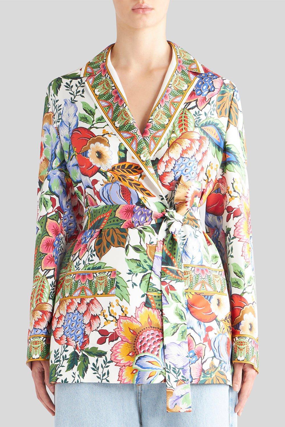 Printed Wrap Around Jacket - Image 4