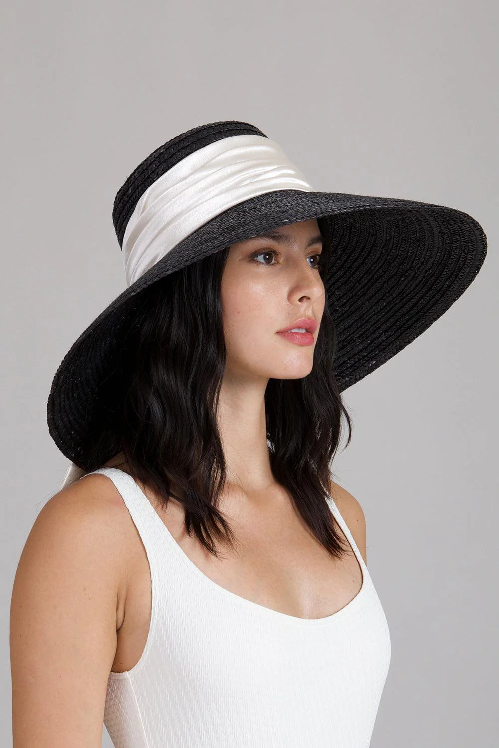 Mirabel Wide Brim Hat - Black - Image 4