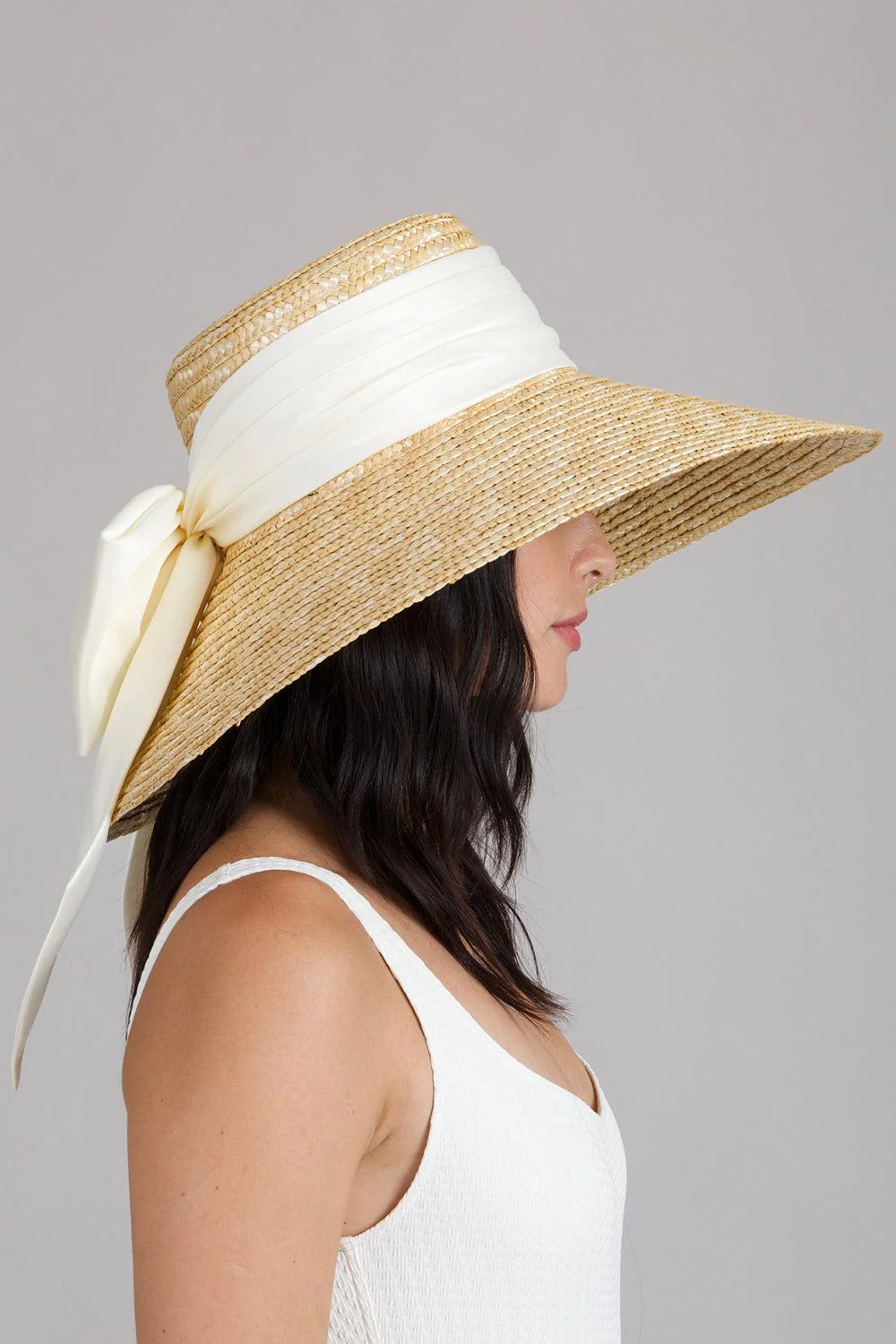 Mirabel Wide Brim Hat - Natural - Image 3
