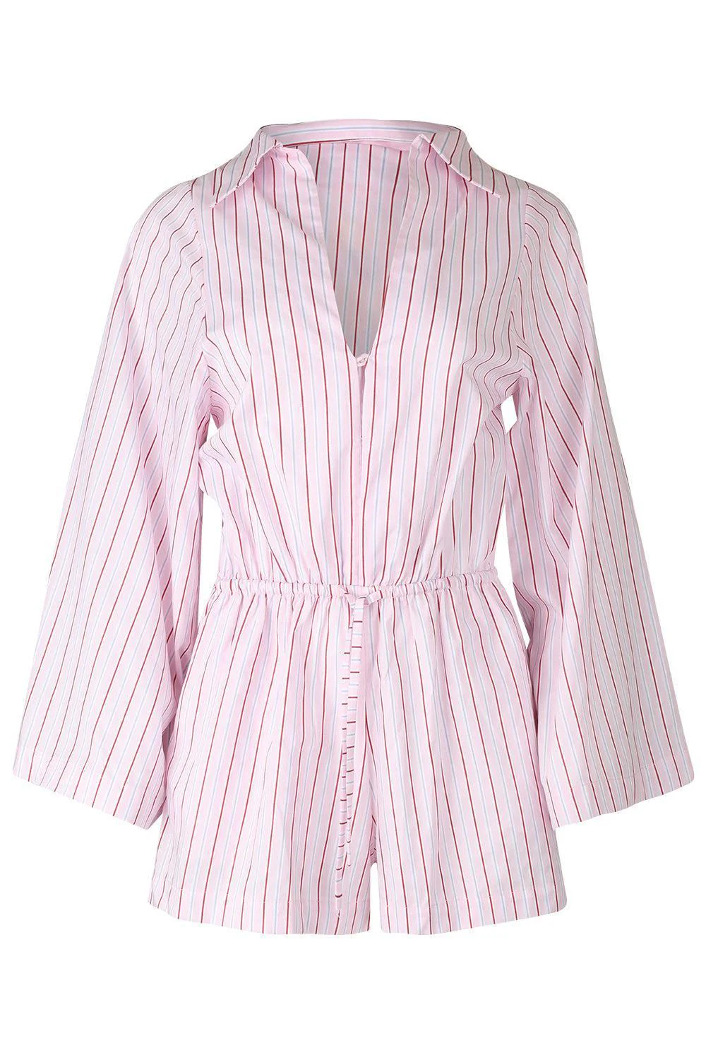 Aksel Playsuit - Fiori Stripe Palazzo