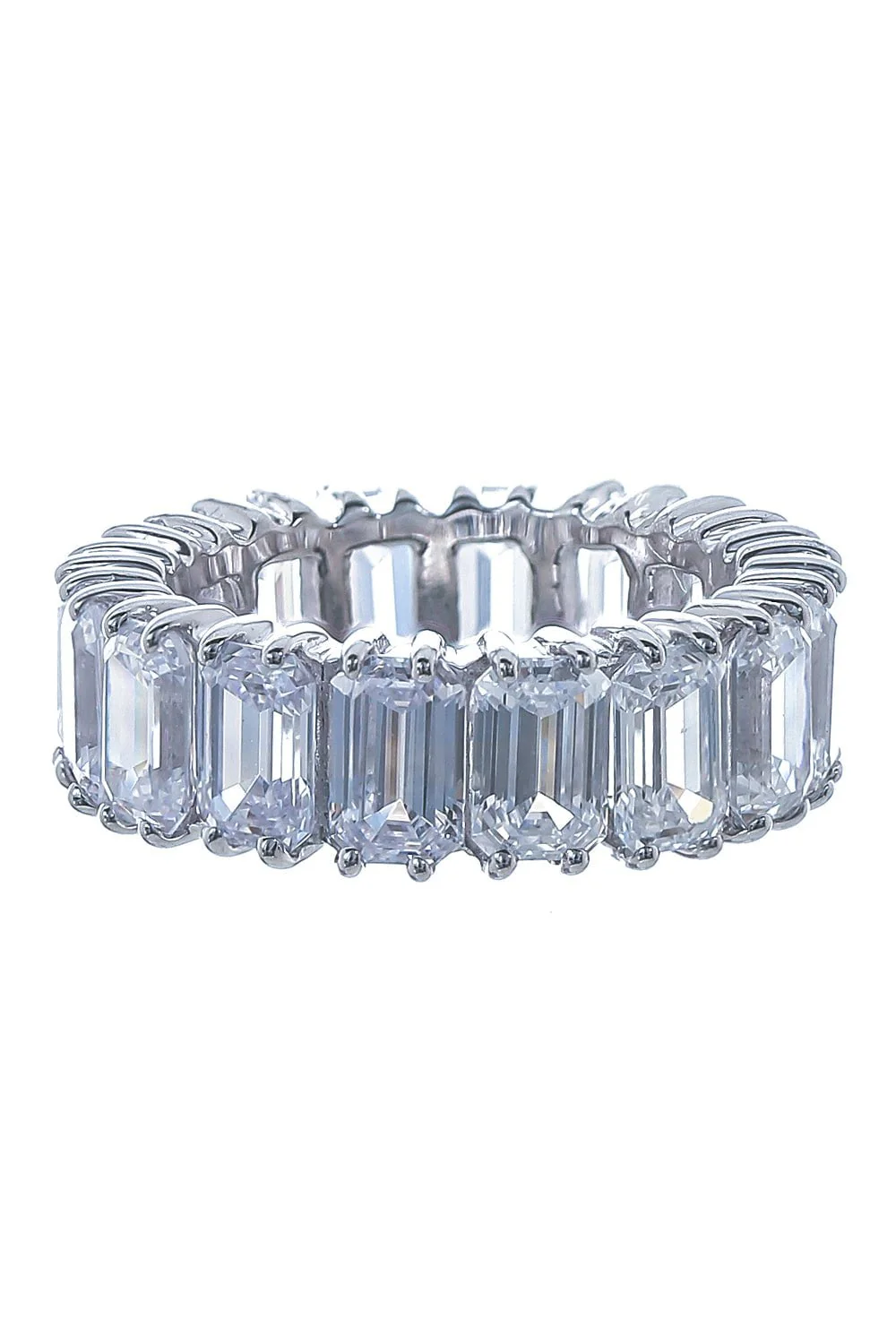 Asscher Cut Eternity Band