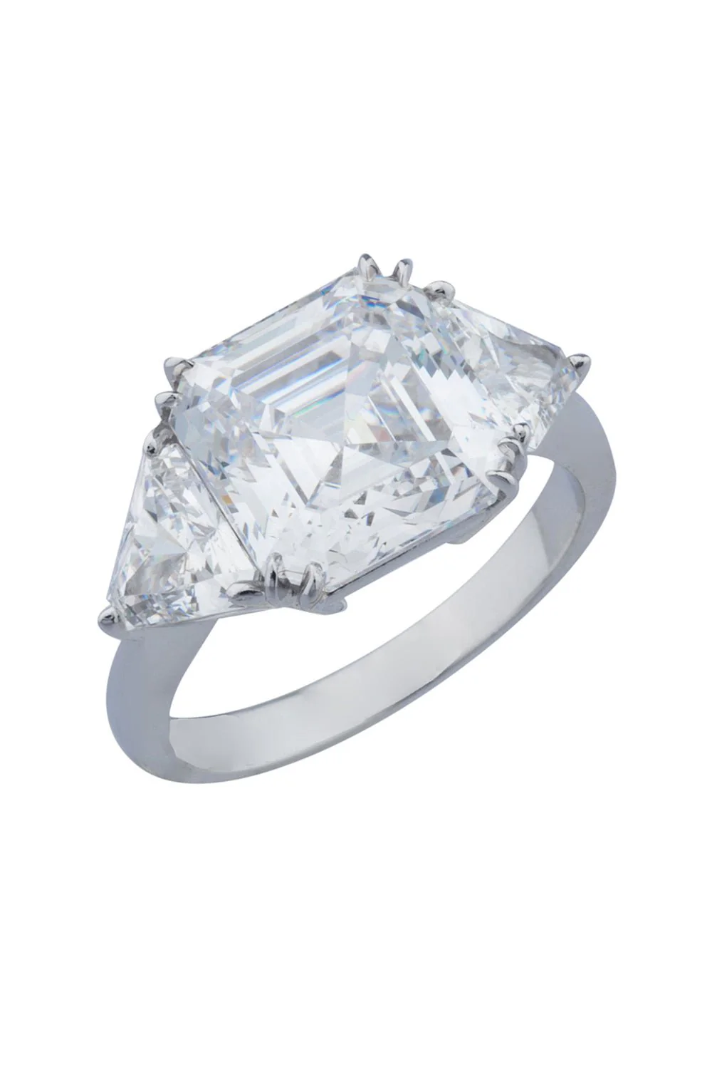Asscher Trillions Ring - Image 4