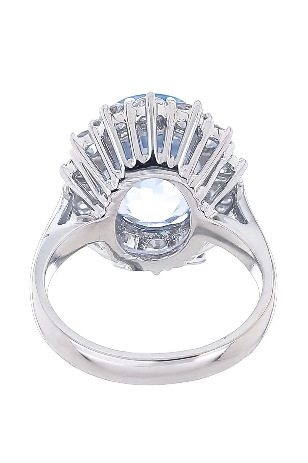 Blue Oval Princess Diana Ring - Image 6
