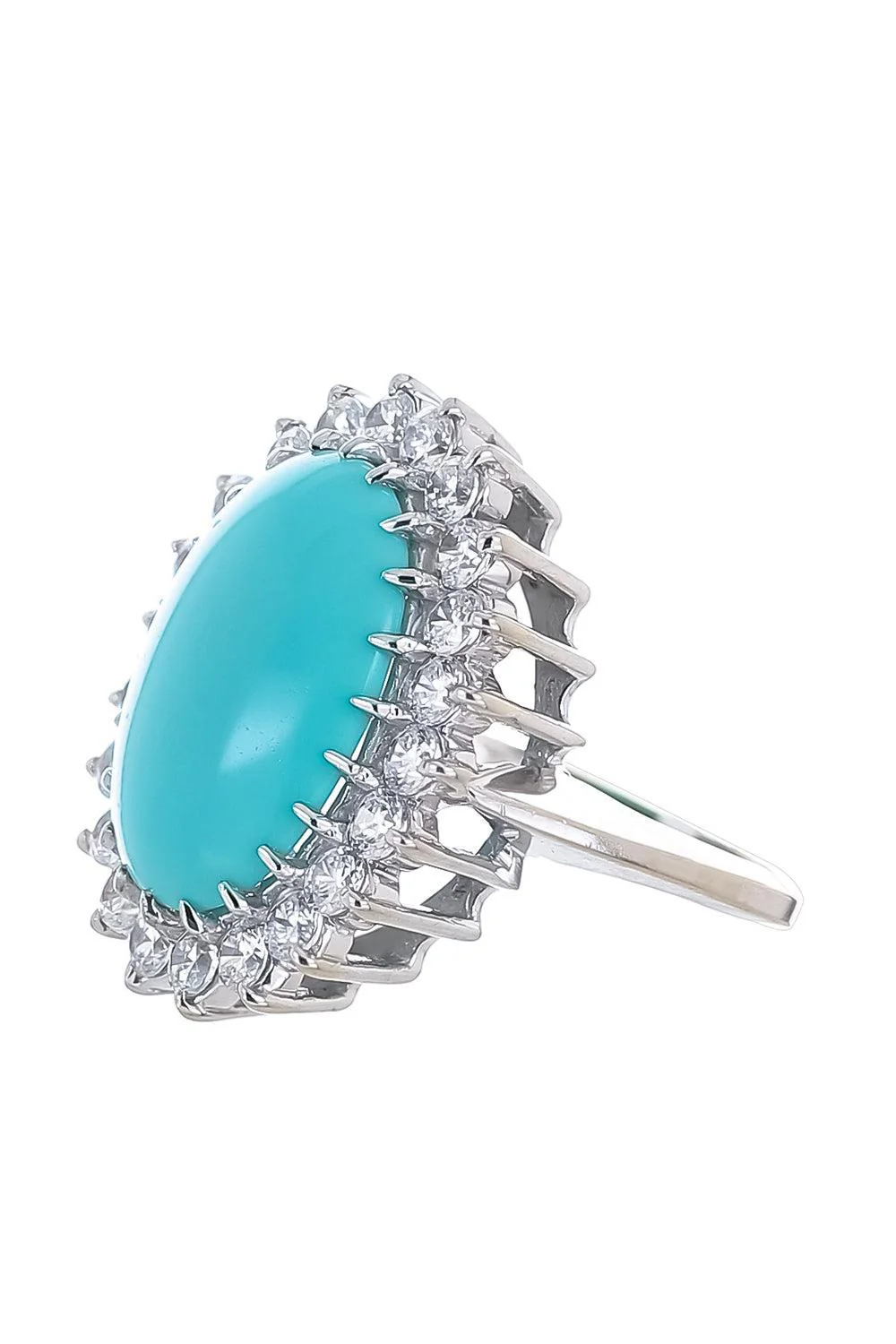 Blue White XL Ring - Image 3