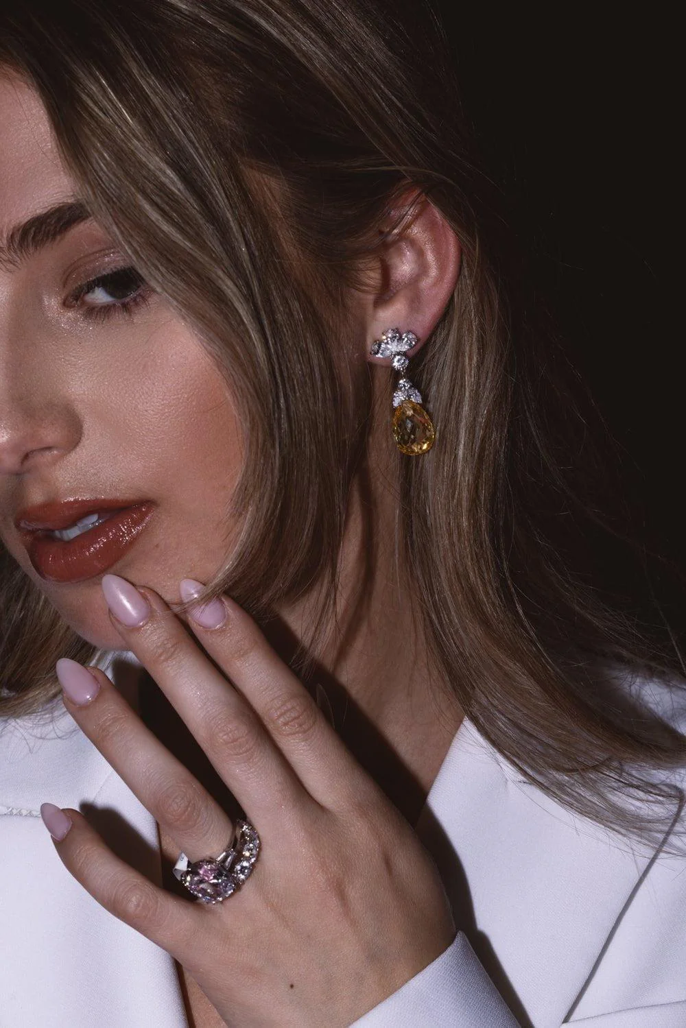 Briolette Drop Earrings - Image 3