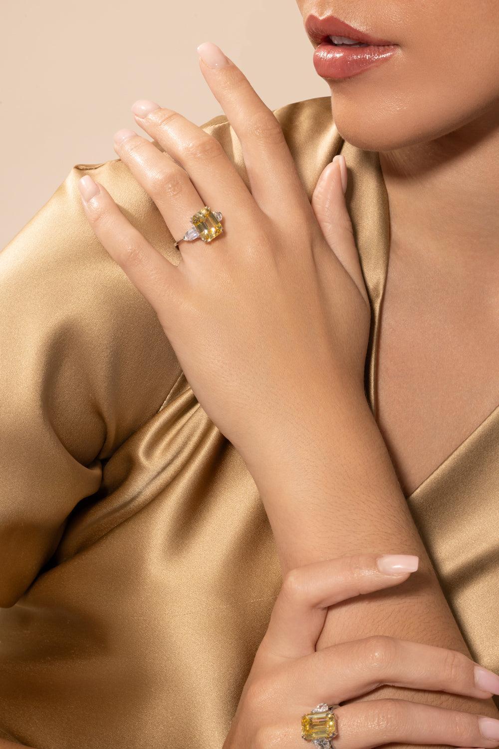 Canary Green Bullet Ring - Image 3