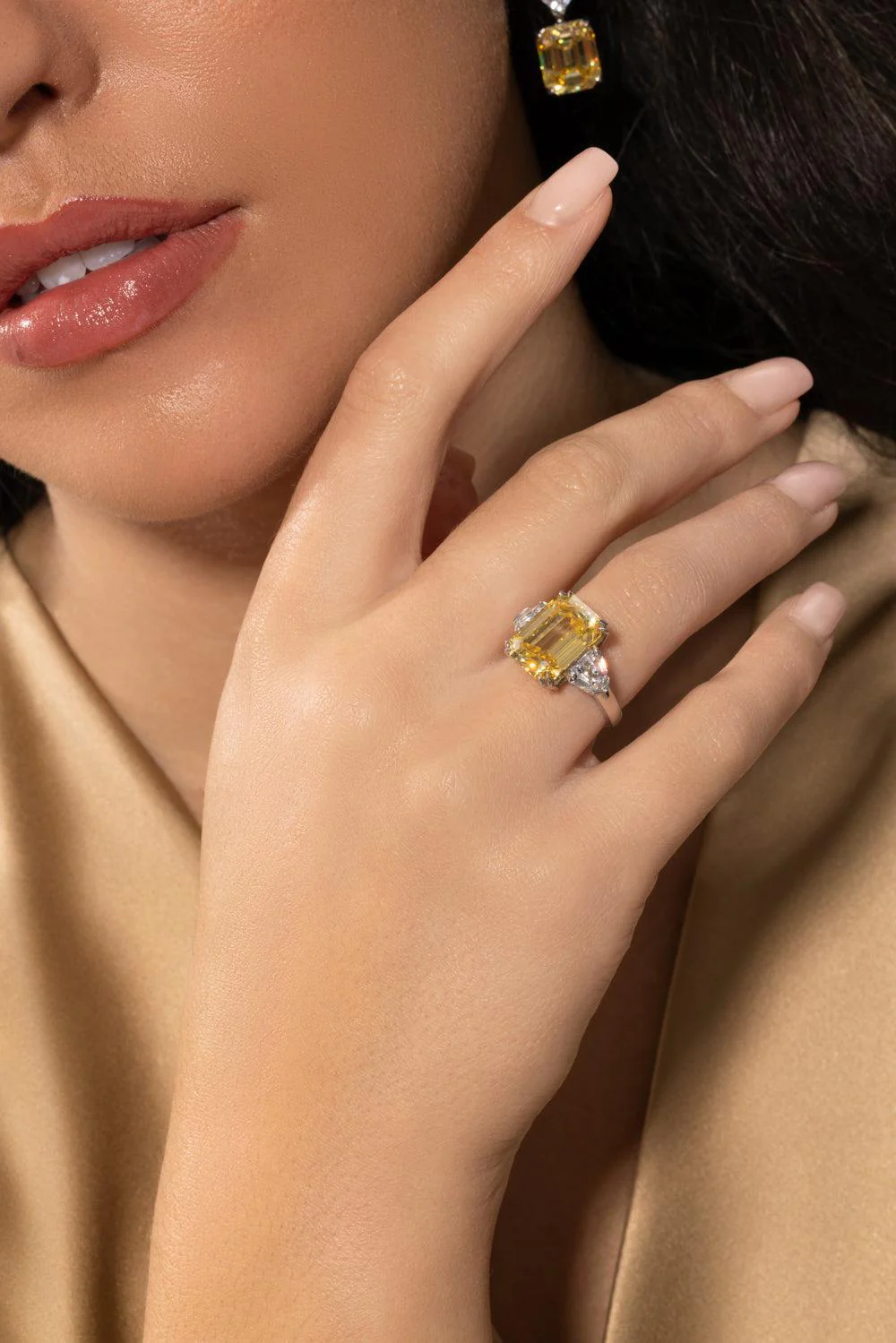 Canary Green Bullet Ring - Image 4