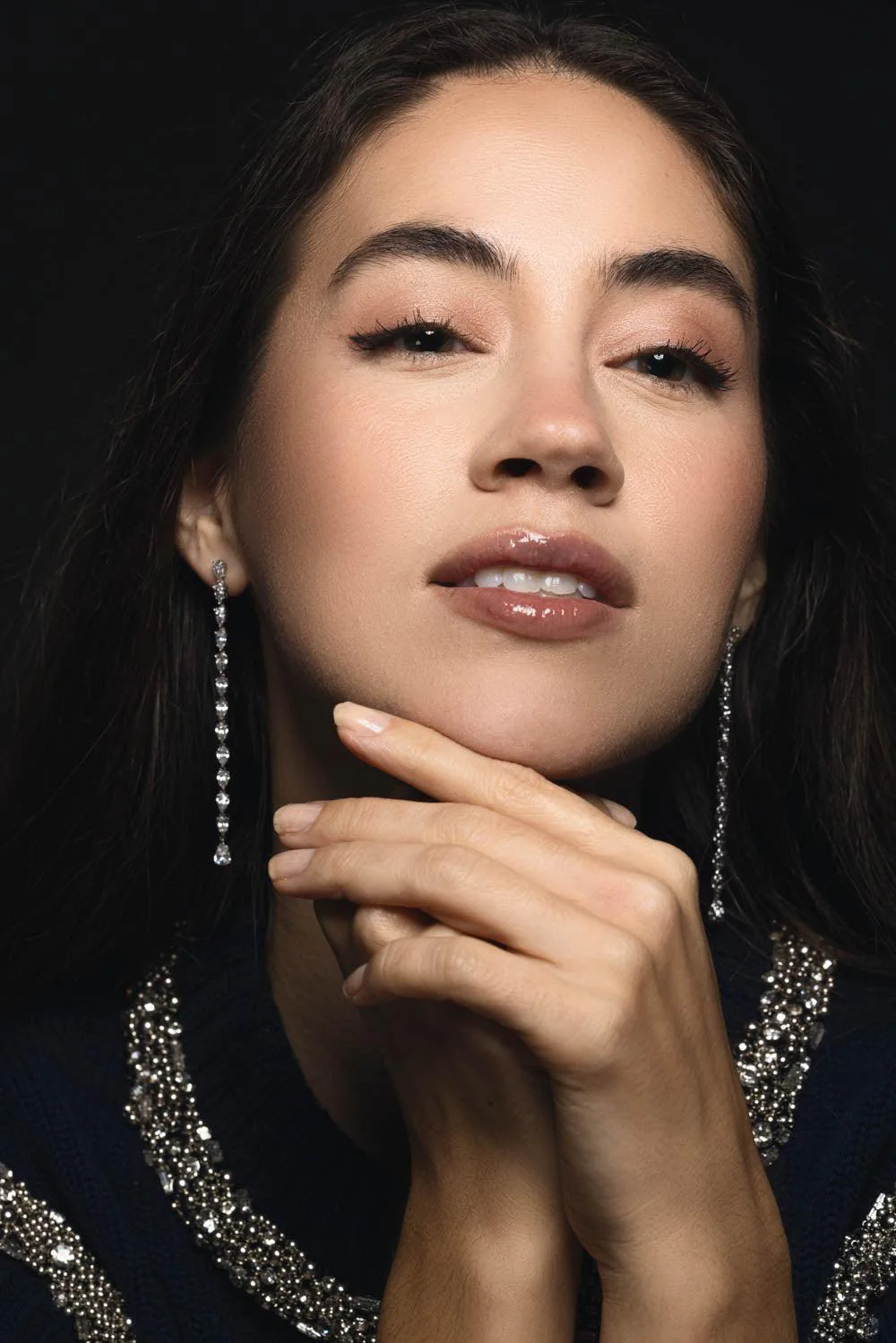 Cz Line Earrings - Image 4