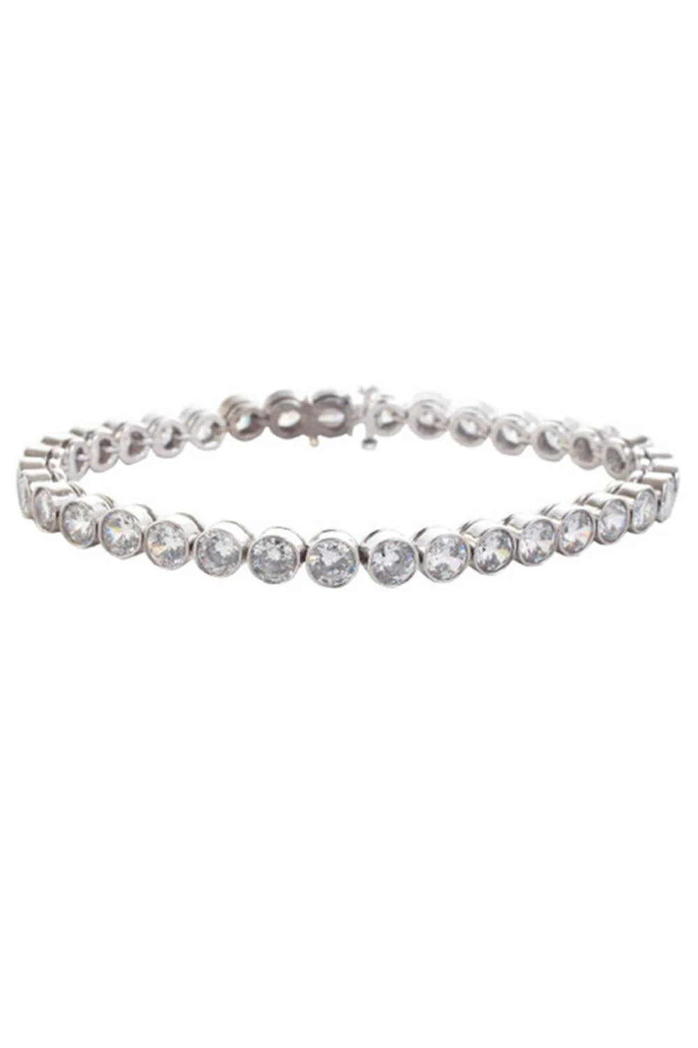 Round Brilliant Tube Bracelet