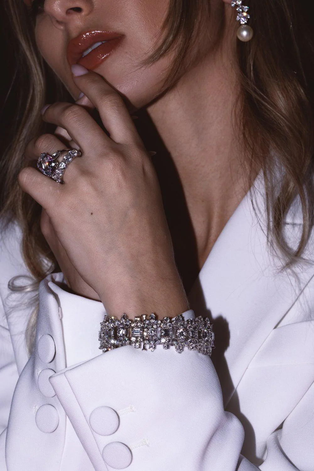 Elaborate CZ Bracelet - Image 2