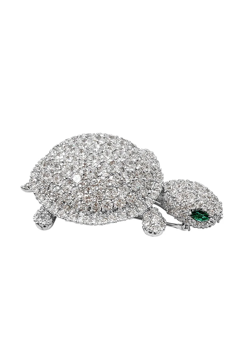 Green Eyed Turtle Brooch