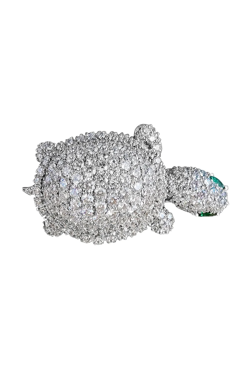 Green Eyed Turtle Brooch - Image 5