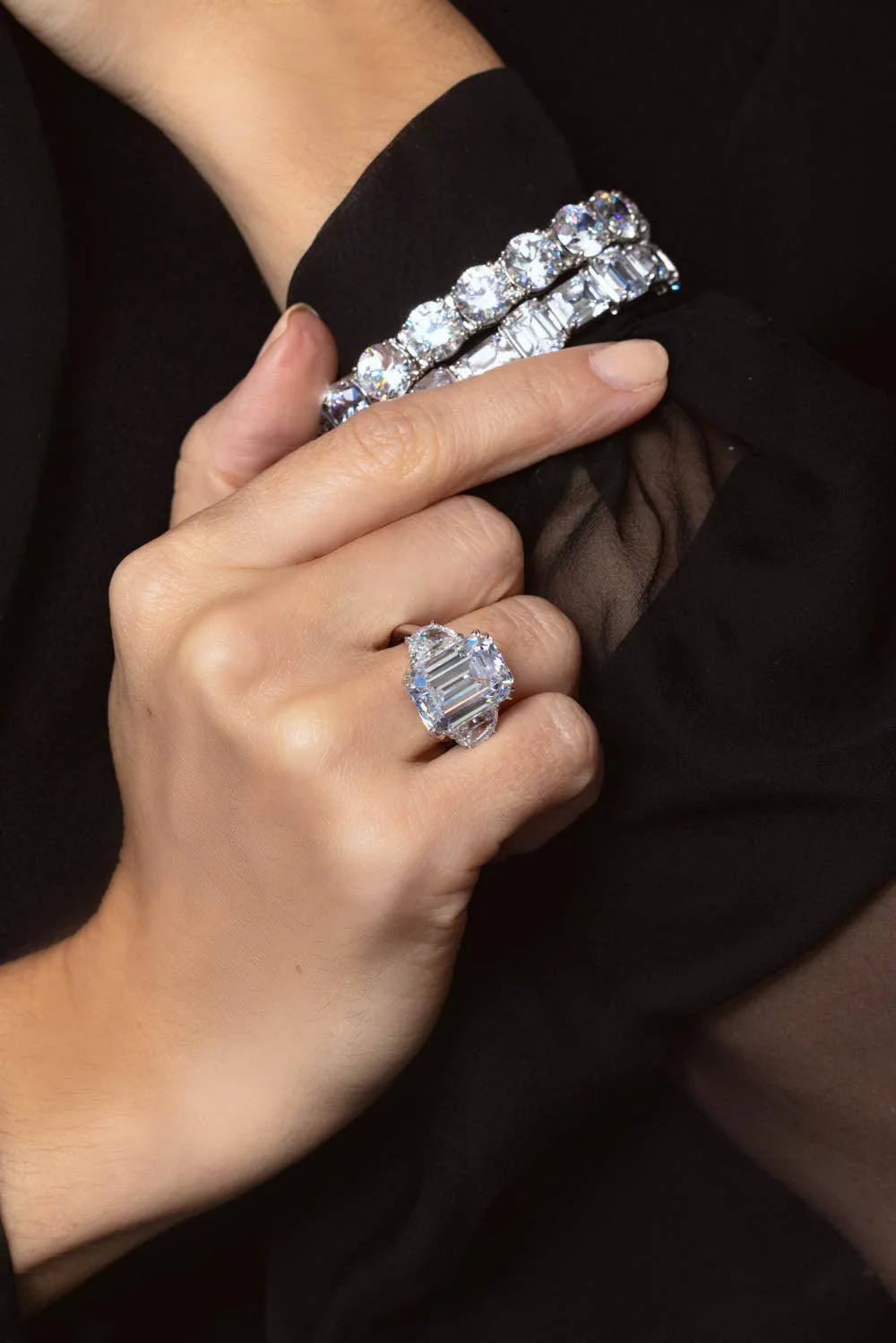 Half Moon Cz Ring - Image 2