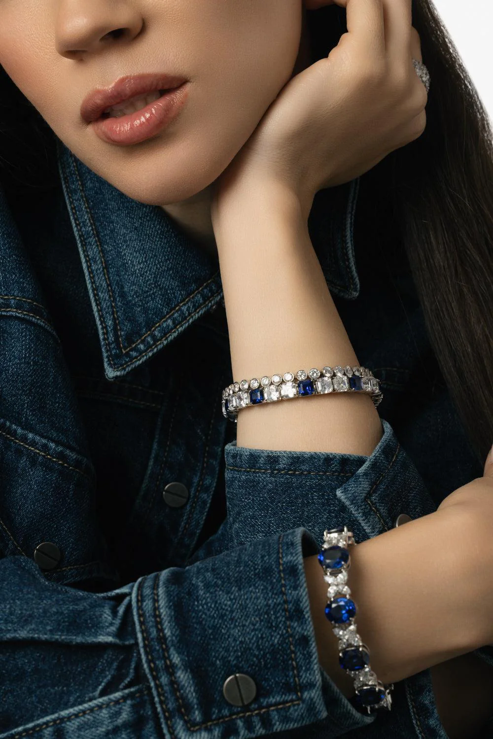 Round Brilliant Tube Bracelet - Image 5