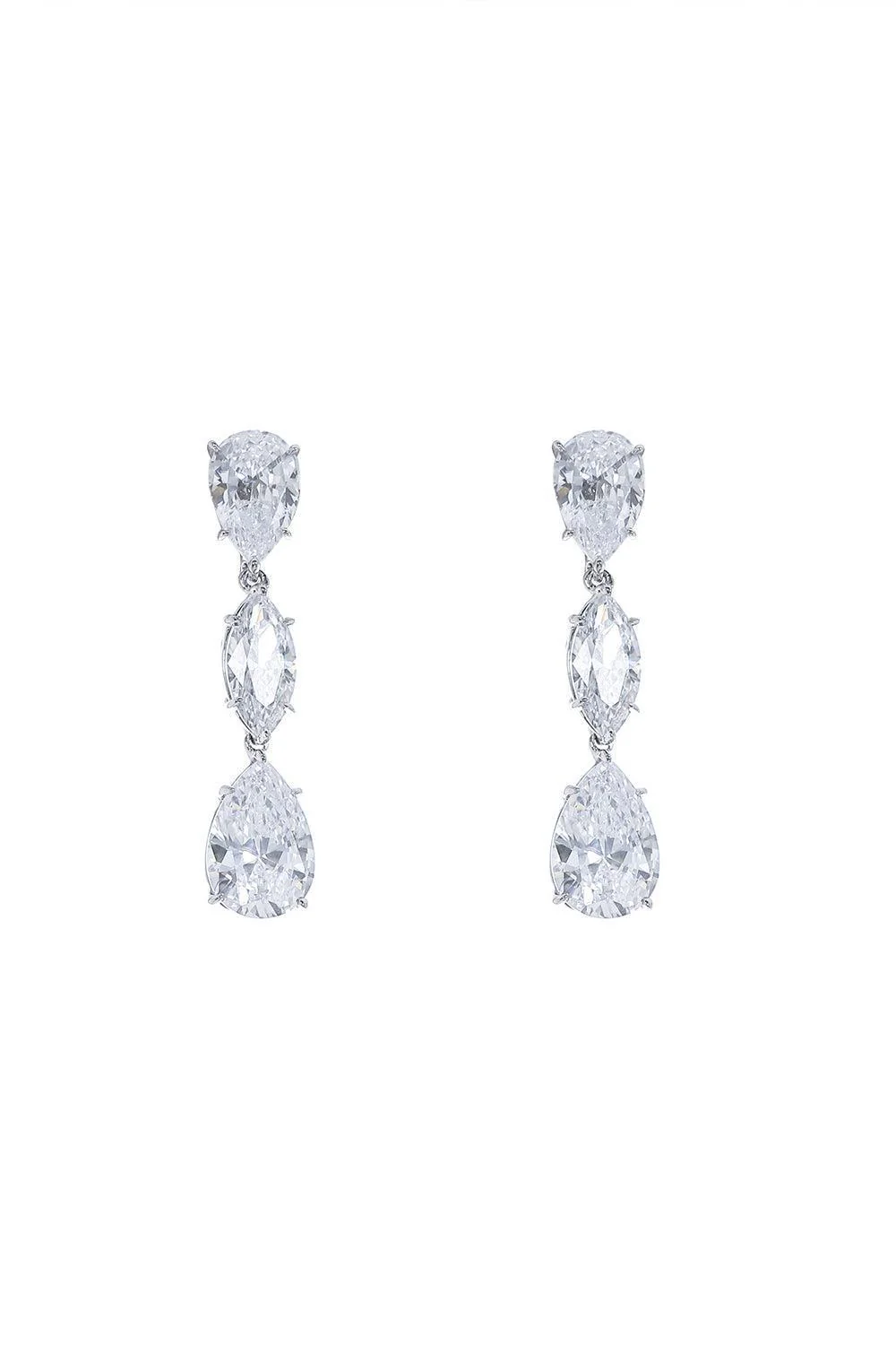 Three Drop Line Earrings