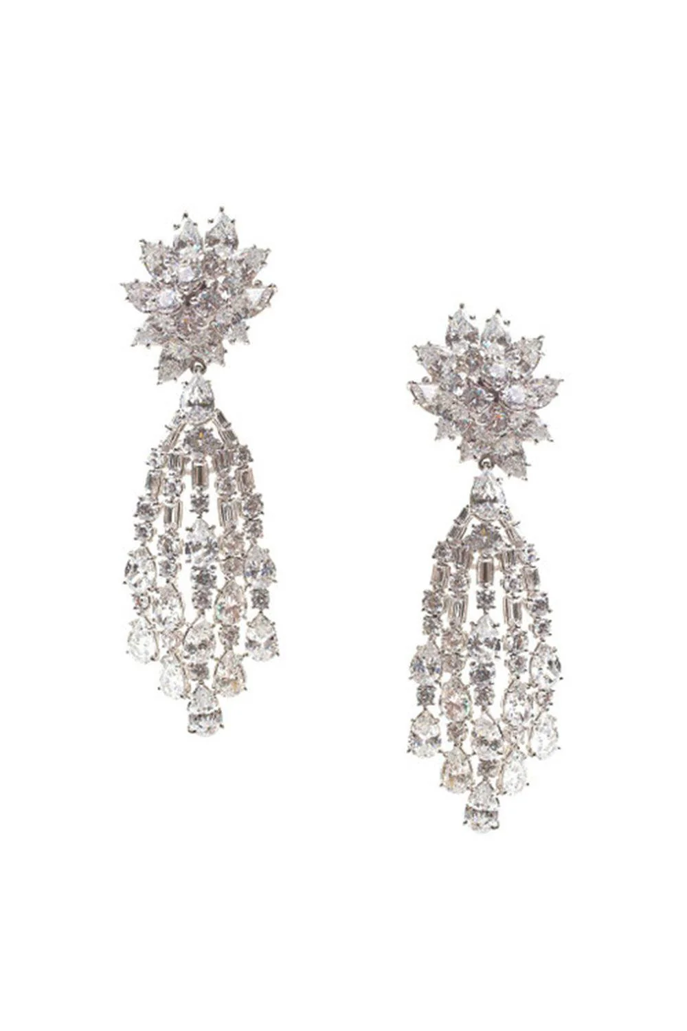 Cluster Waterfall Earrings