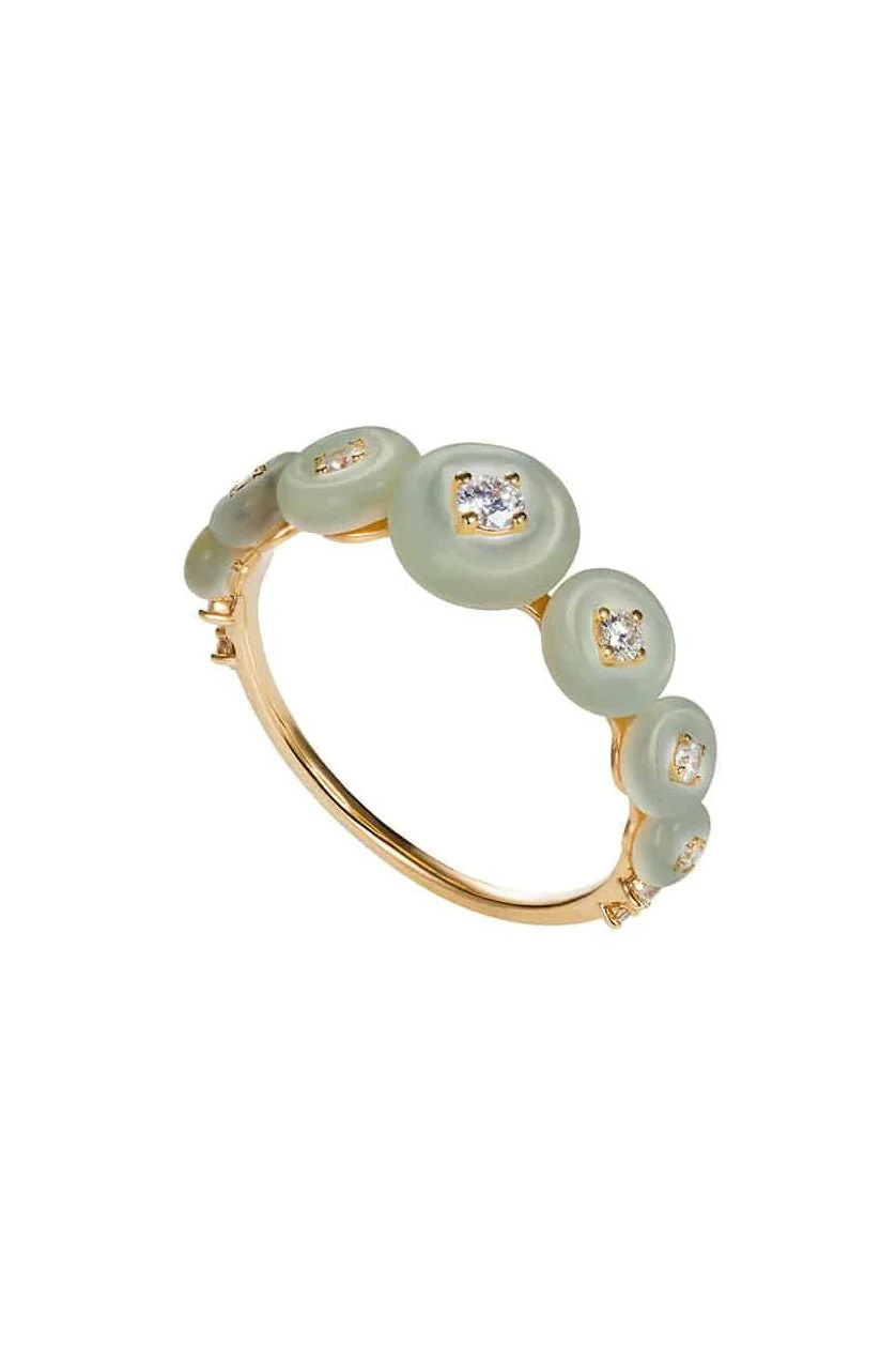Aquamarine Surrounding Ring