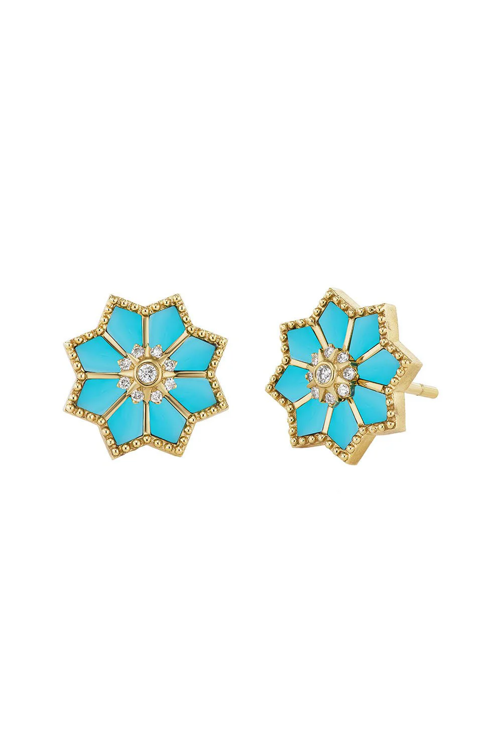 FEZ TURQUOISE STUD EARRINGS