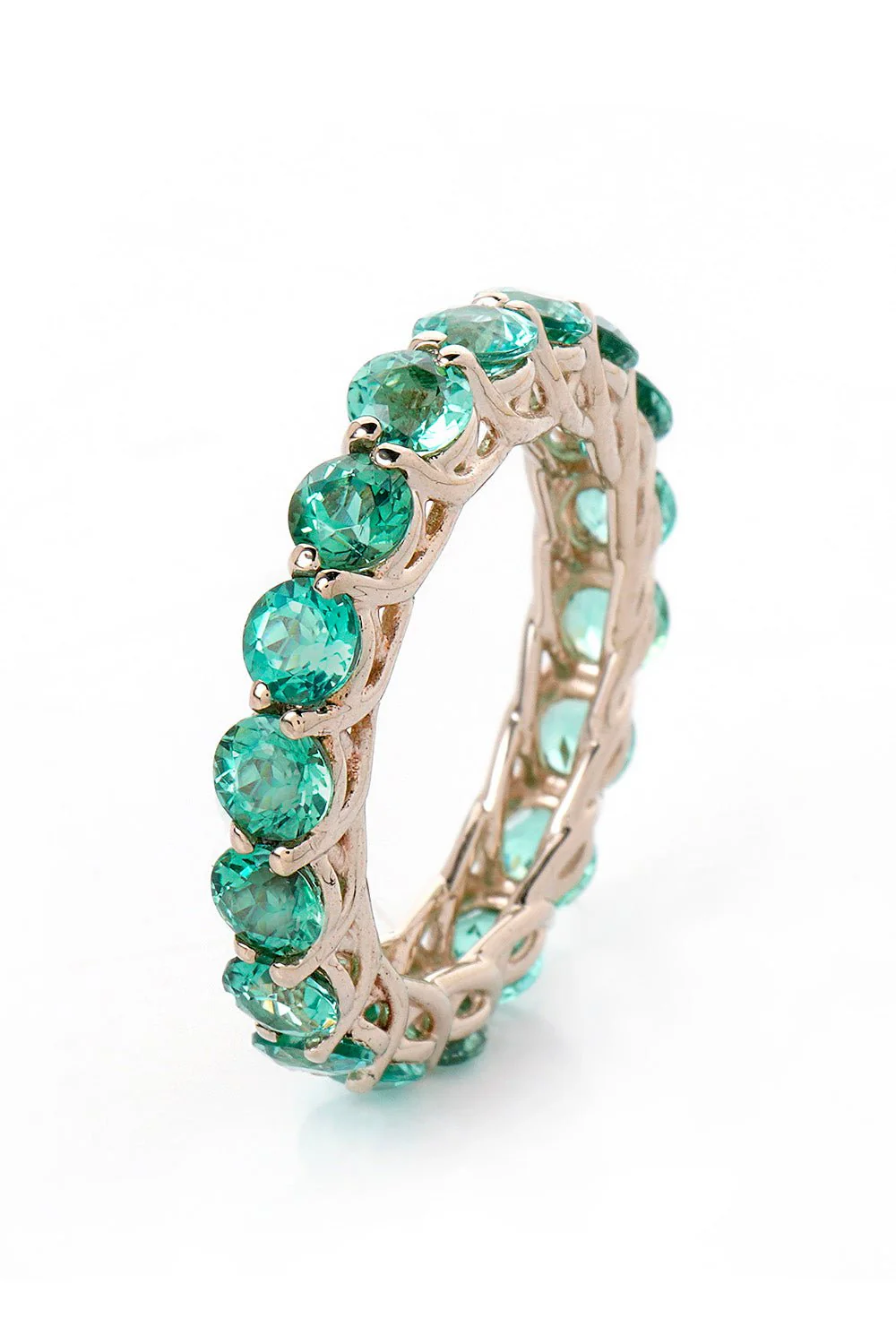 Blue Green Tourmaline Ring