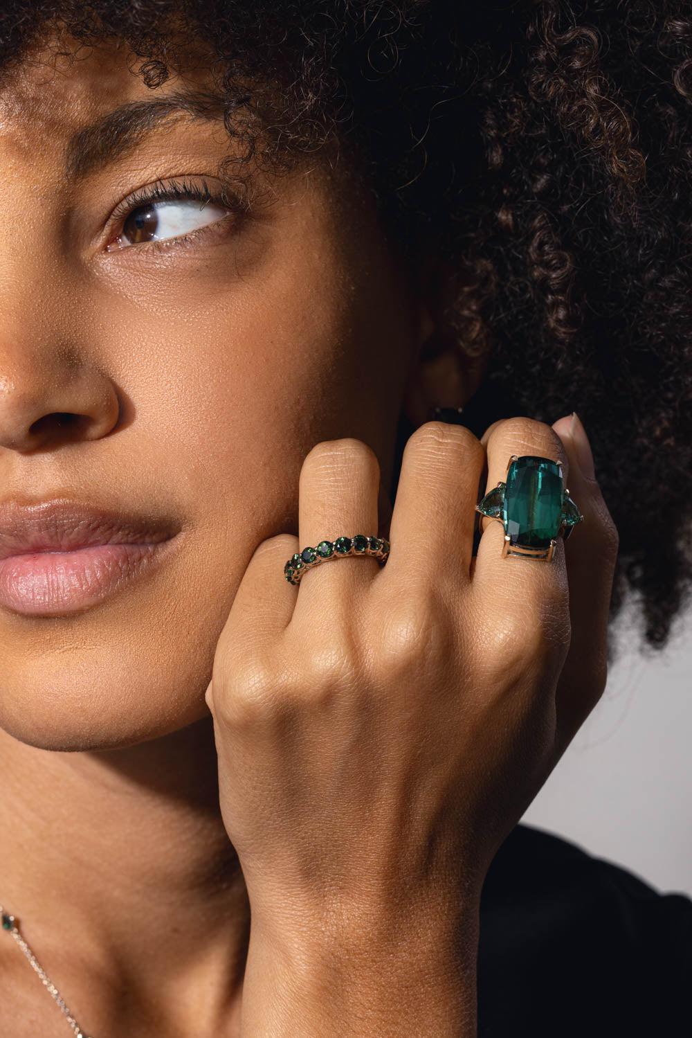Green Tourmaline Ring - Image 3