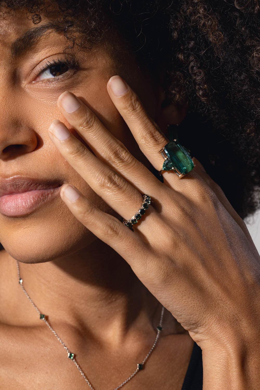 Green Tourmaline Ring - Image 4