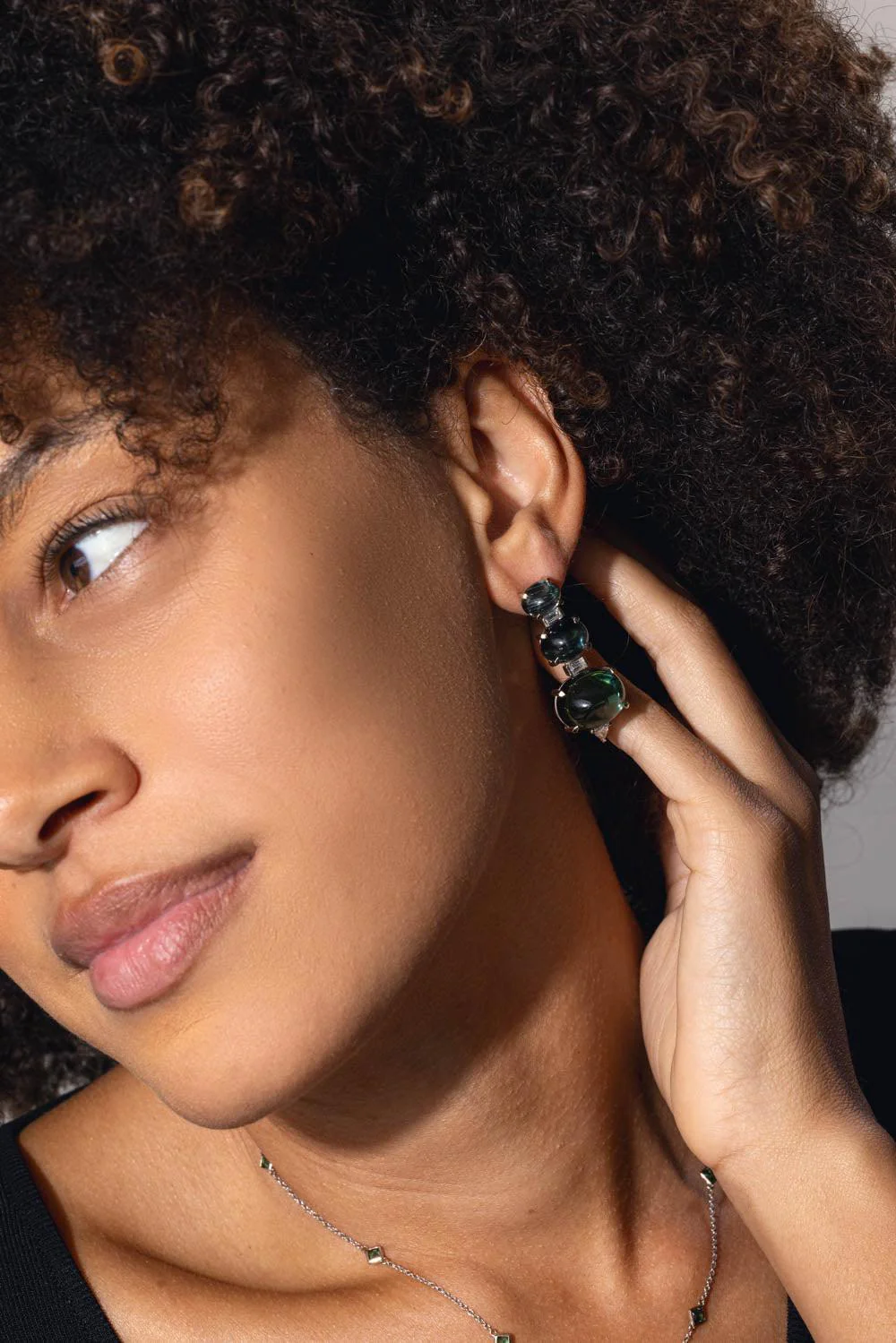 Sugarloaf Green Tourmaline Earrings - Image 4
