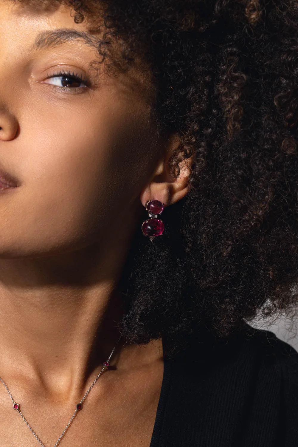 Sugarloaf Pink Tourmaline Earrings - Image 4