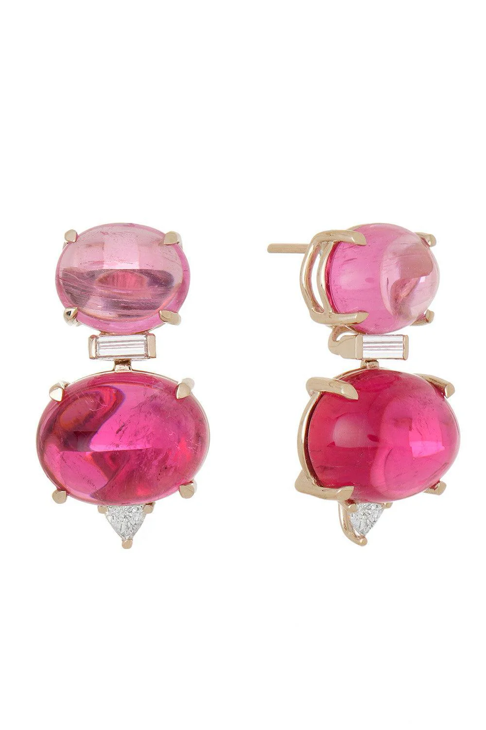 Sugarloaf Pink Tourmaline Earrings - Image 5