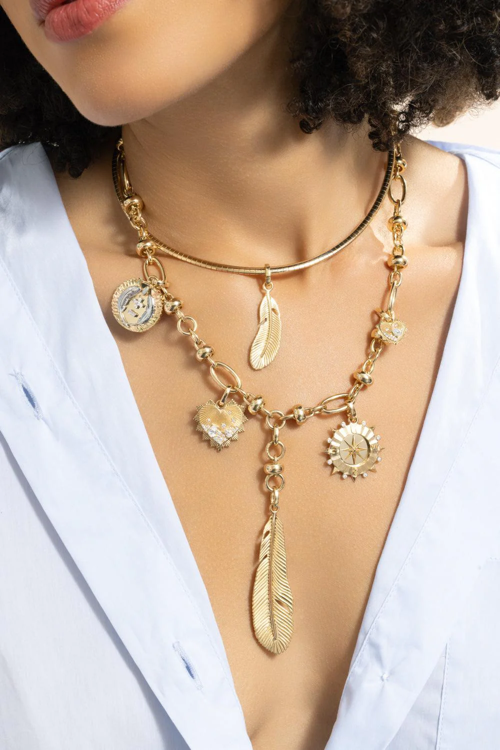 Feather Large Pendant - Image 2