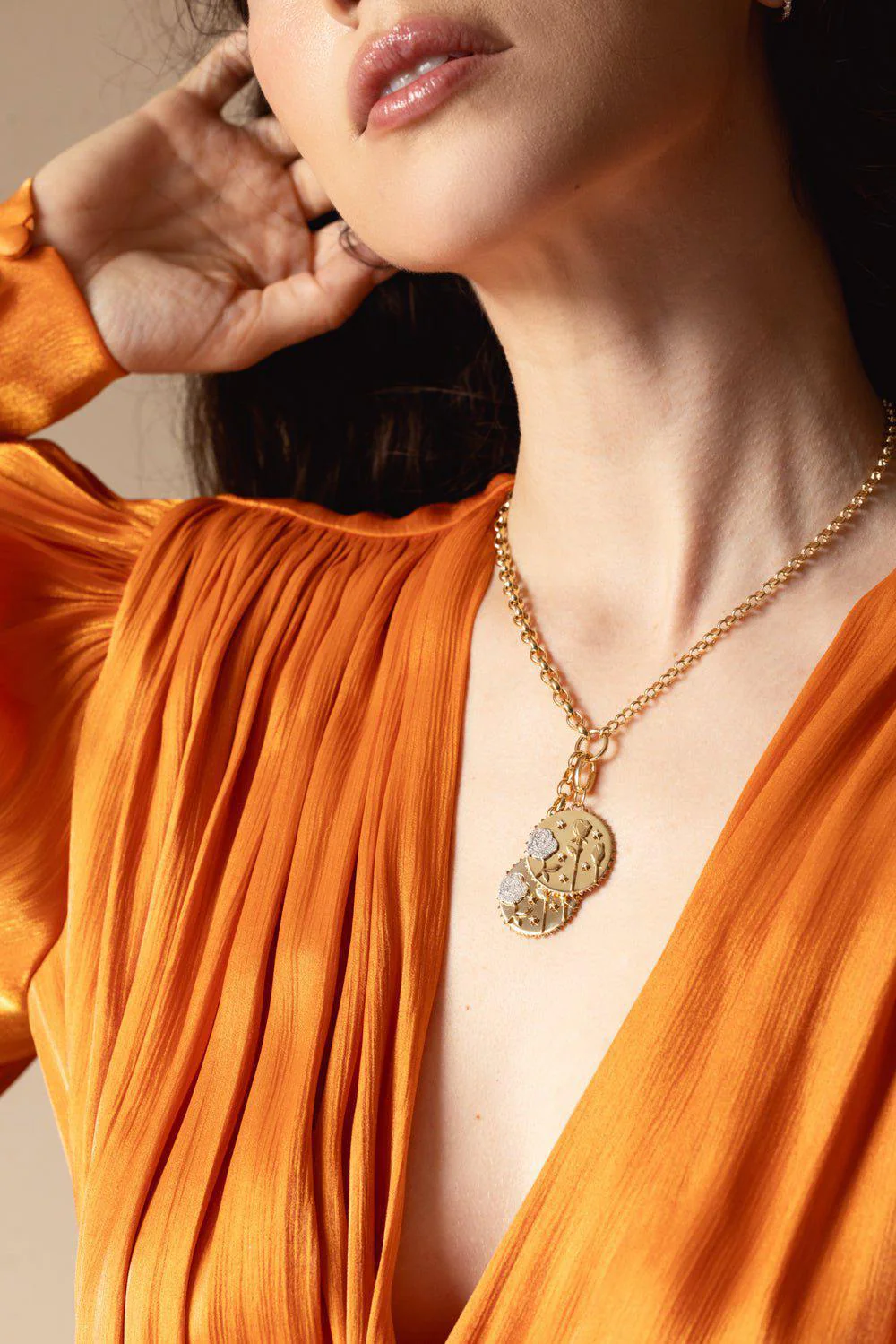 Enduring Love - Heavy Mixed Belcher Extension Chain Necklace - Image 3