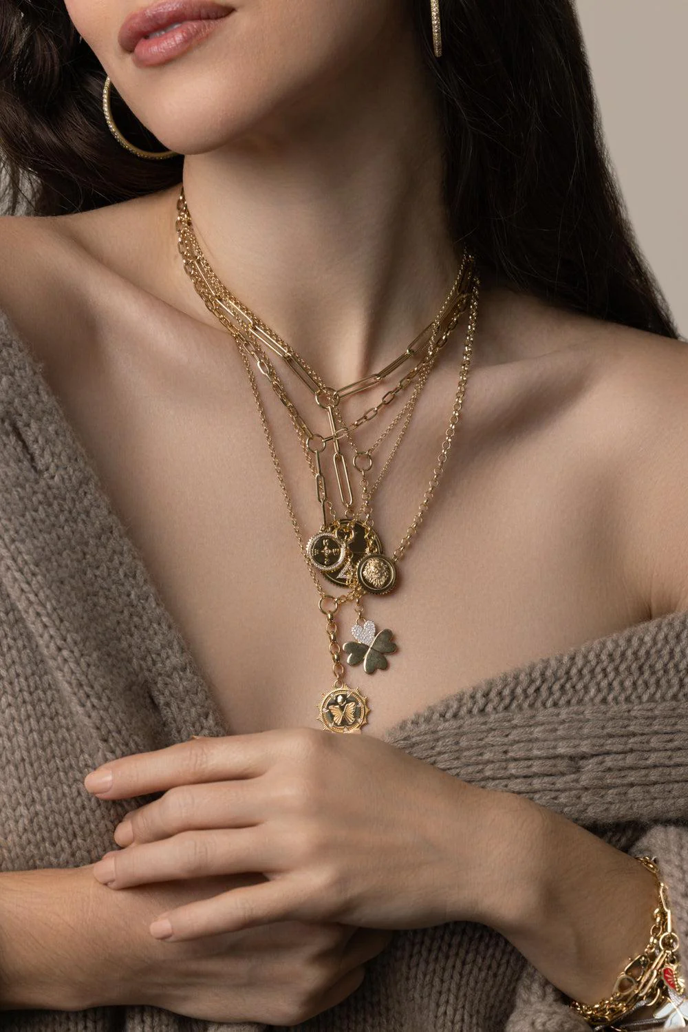 Internal Compass - Refined Clip Extension Chain Necklace - Image 2