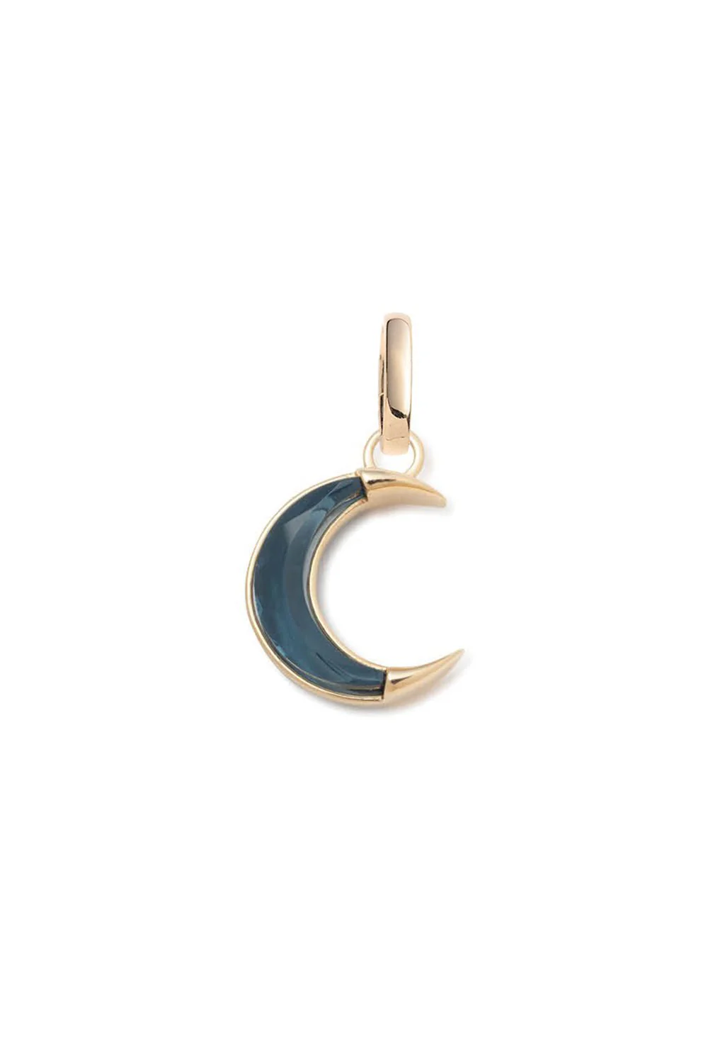 Medallion London Blue Topaz Crescent - Karma