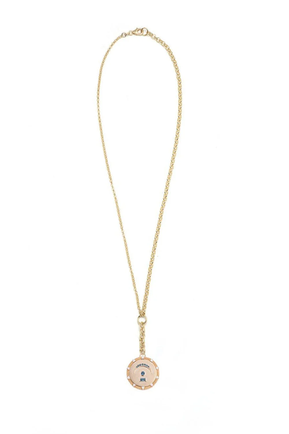 Medium Topaz Mixed Belcher Extension Chain Necklace - Pause