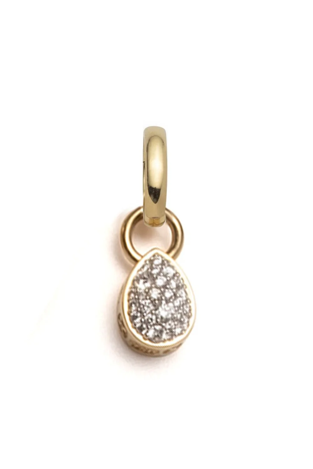 Mini Forever And Always A Pair Pave Pear Pendant - Love