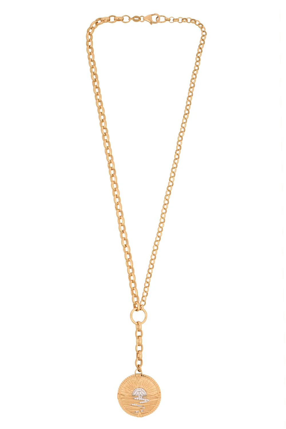 New Beginnings - Internal Compass Heavy Mixed Belcher Extension Chain Necklace