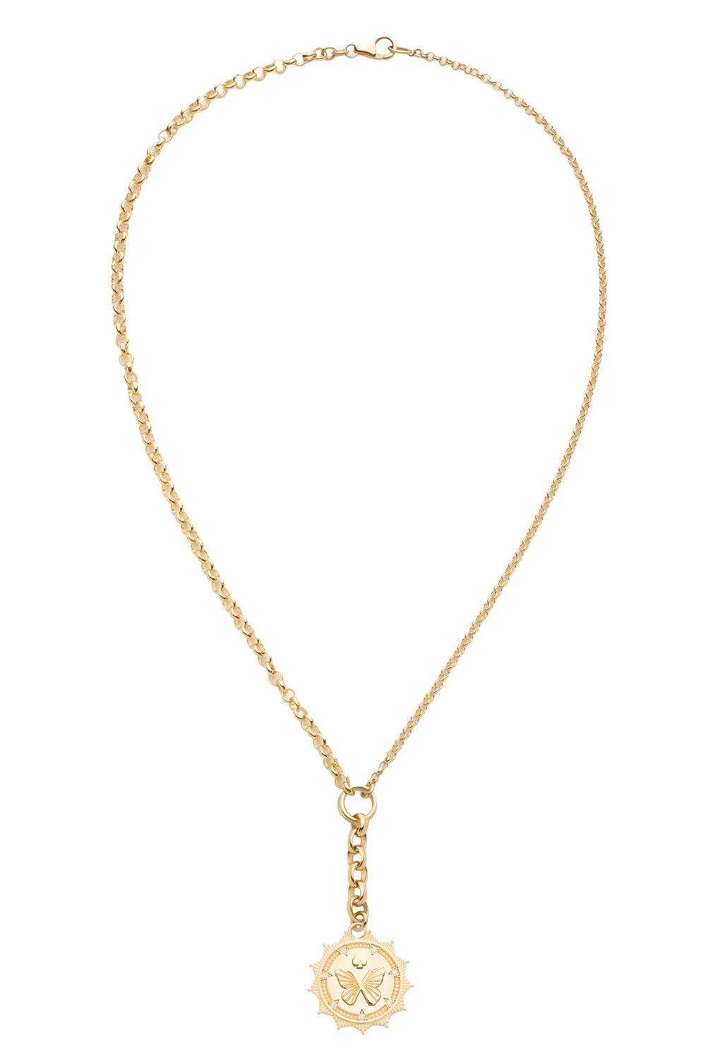 Reverie - Medium Mixed Belcher Extension Chain Necklace - 18in