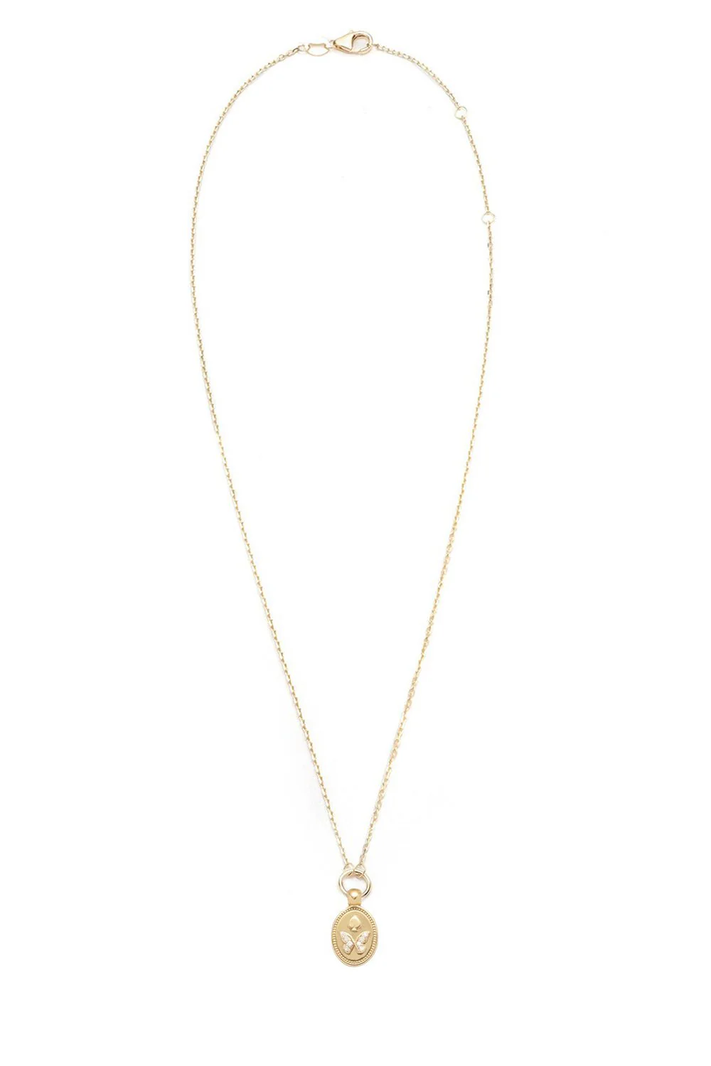 Reverie Miniature Crest Drop Necklace - Image 5