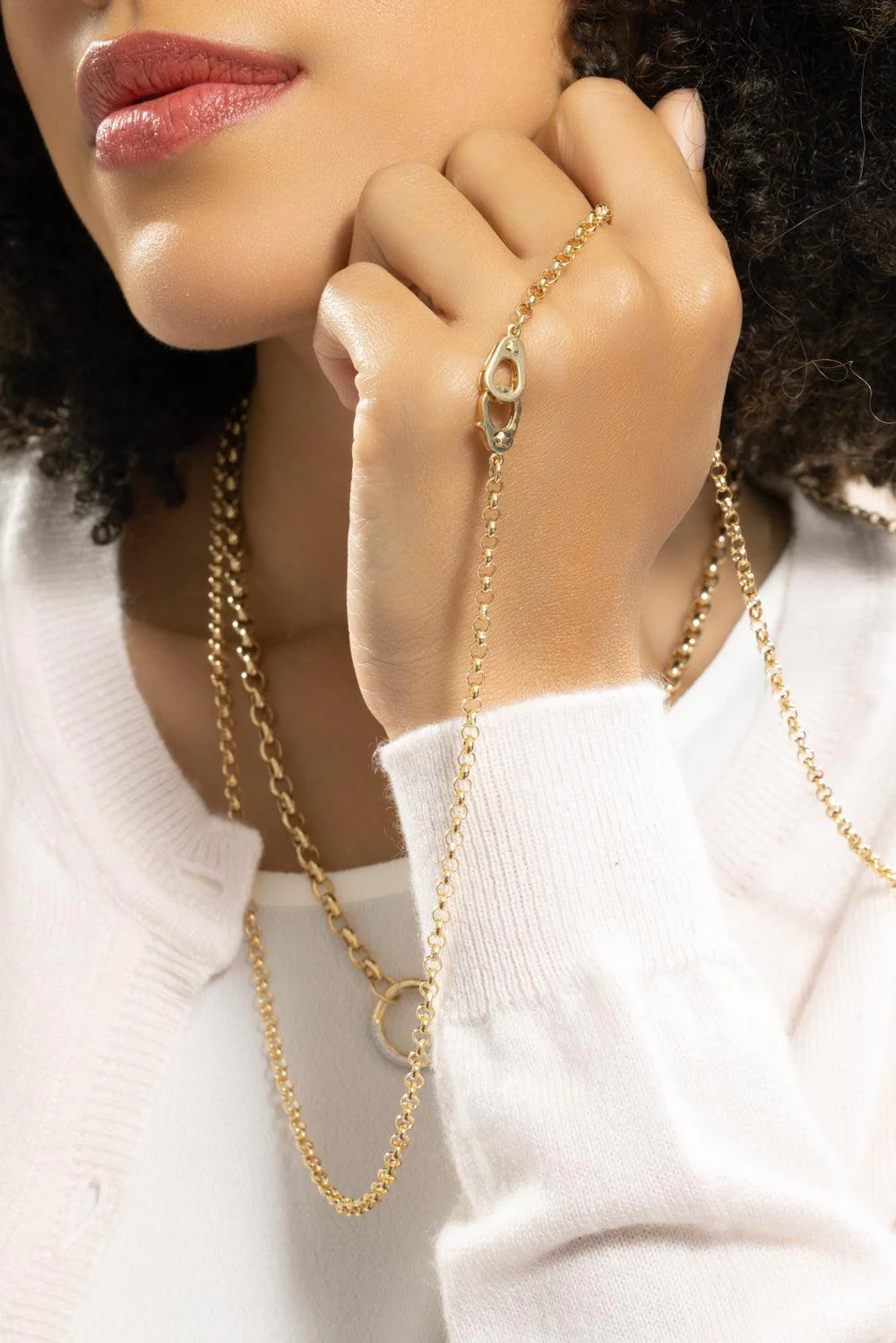 Sister Hook Medium Belcher Chain - 36in - Image 3