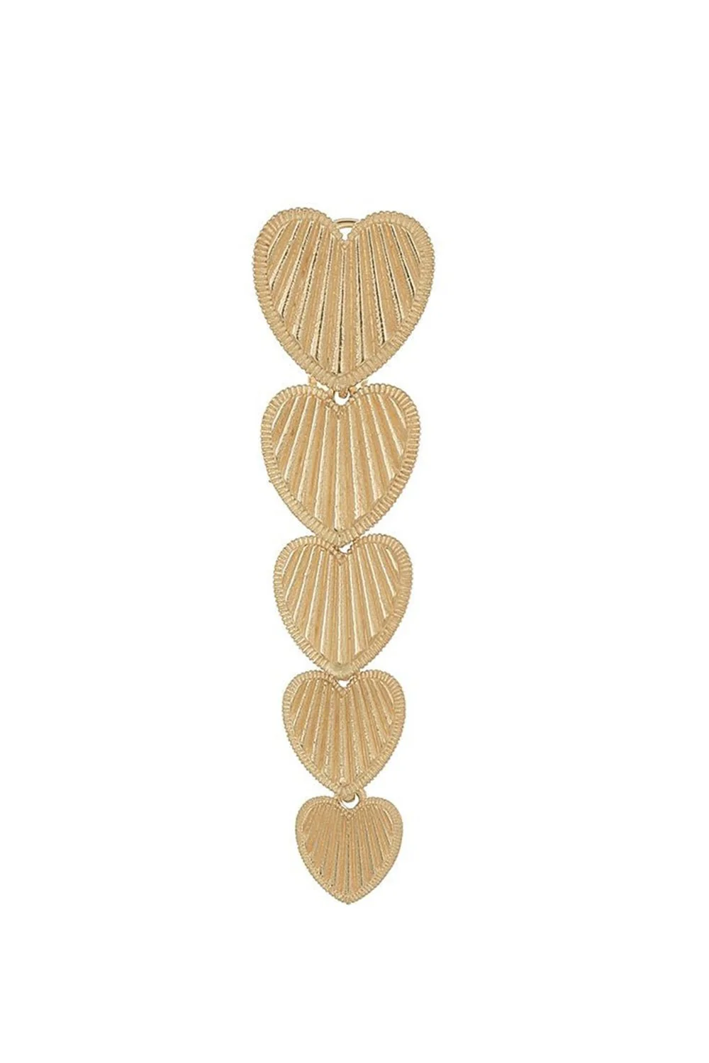 True Love - Graduated Heart Token Earring