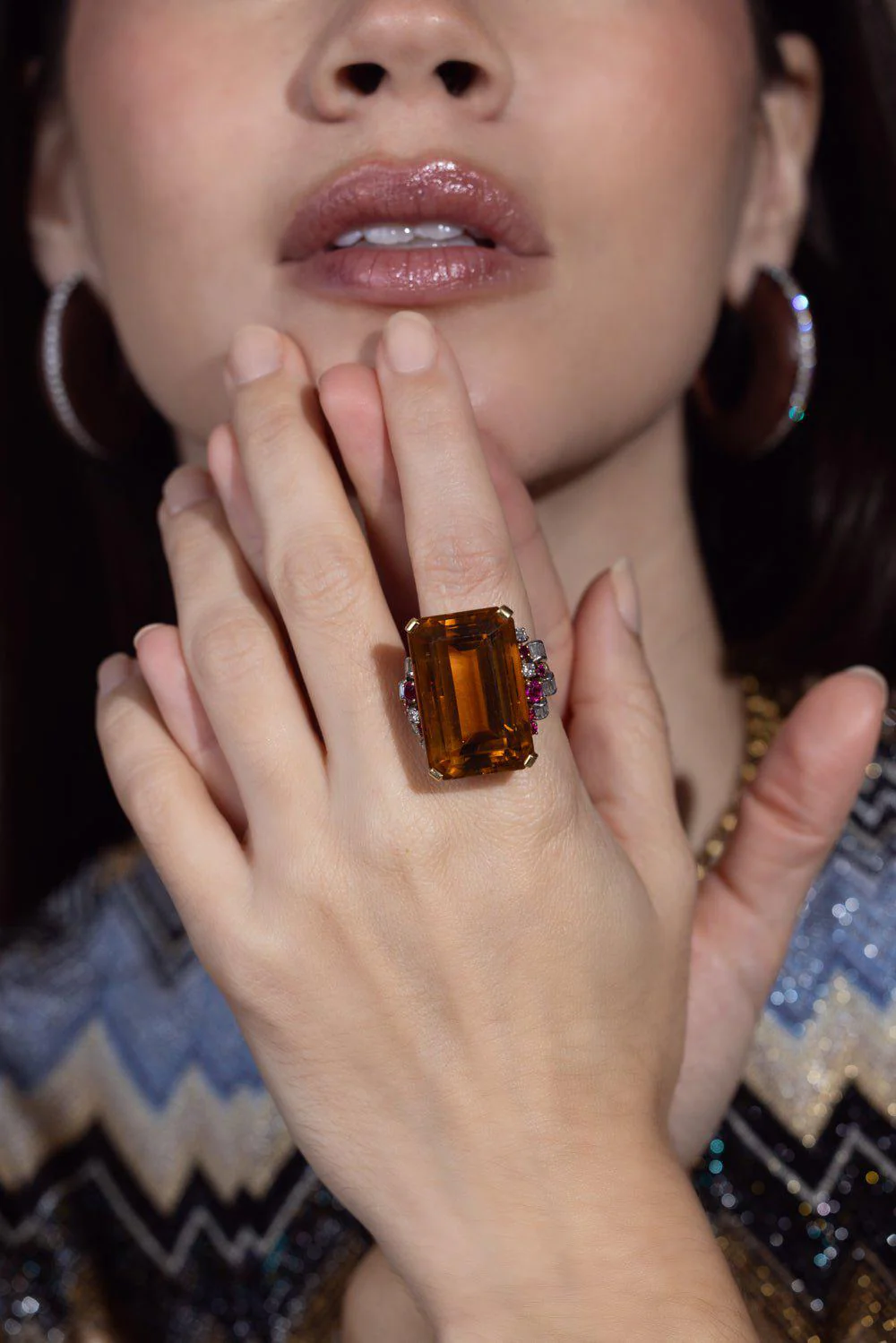 Retro Citrine Ring - Image 3