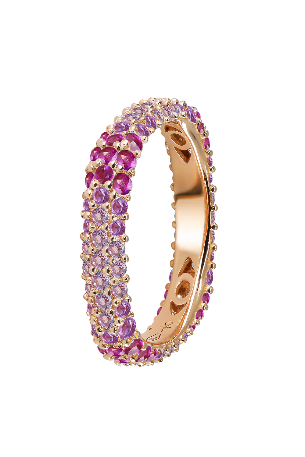Pink Sapphire Eternity Ring