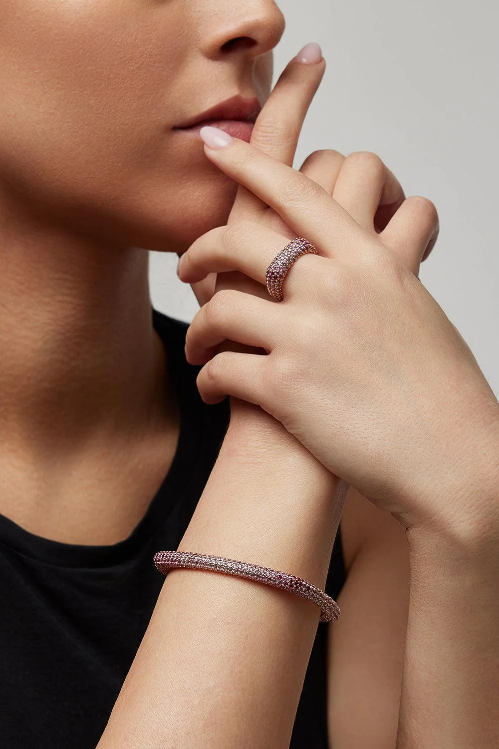 Pink Sapphire Ghost Bracelet - Image 4