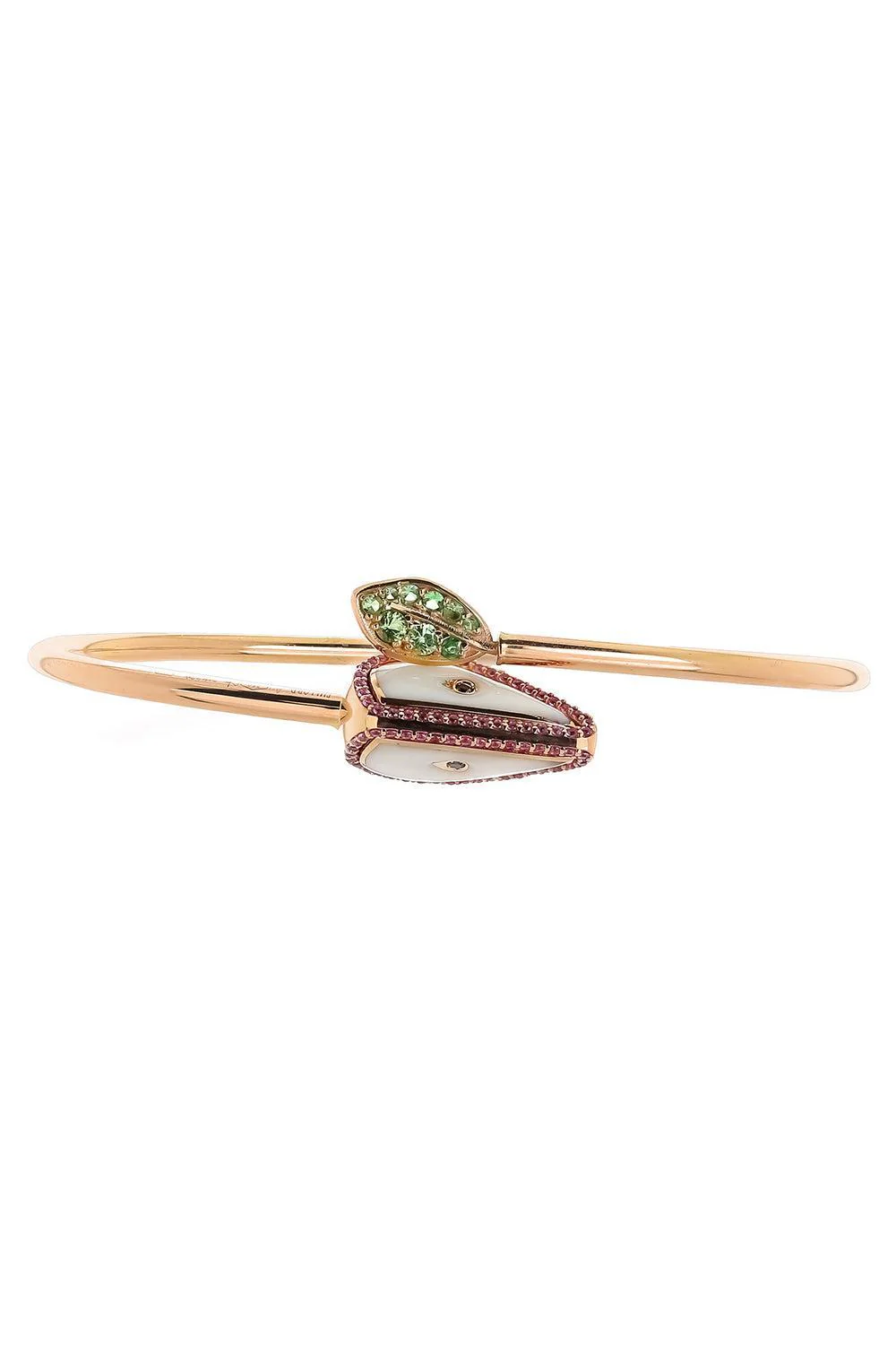 Sapphire Eden Flexible Apple Leaf Braclet