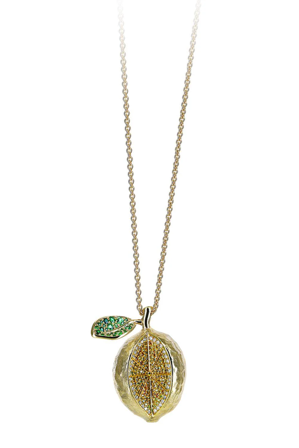 Sapphire Eden Lemon Necklace