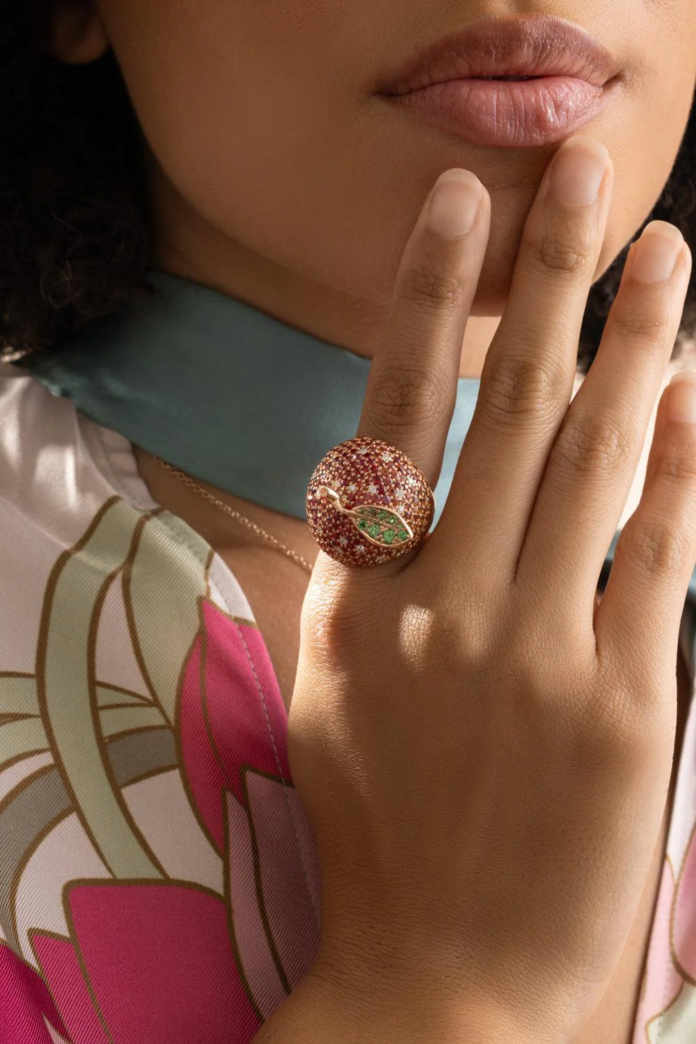 Sapphire Eden Orange Ring - Image 2