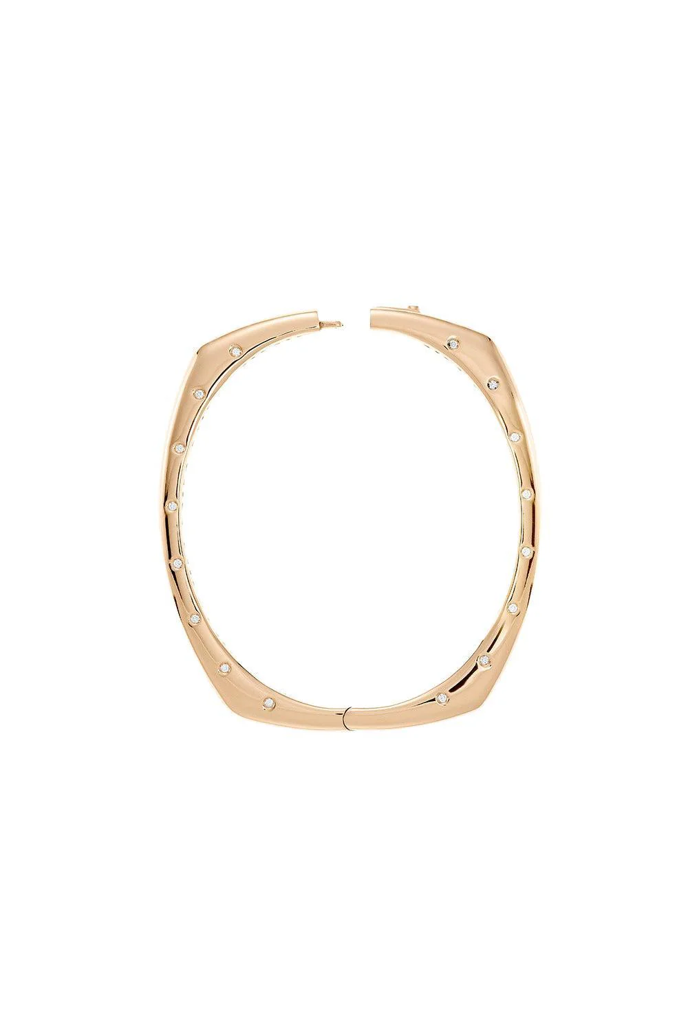 Scattered Diamond Ghost Bangle Bracelet - Image 4